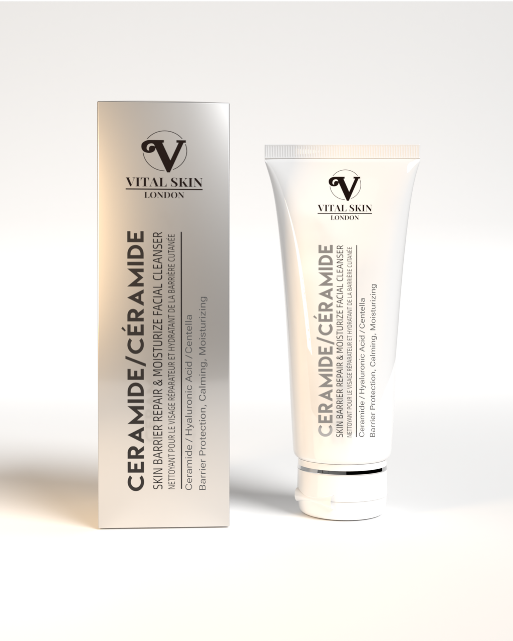 Nettoyant réparateur et hydratant aux céramides