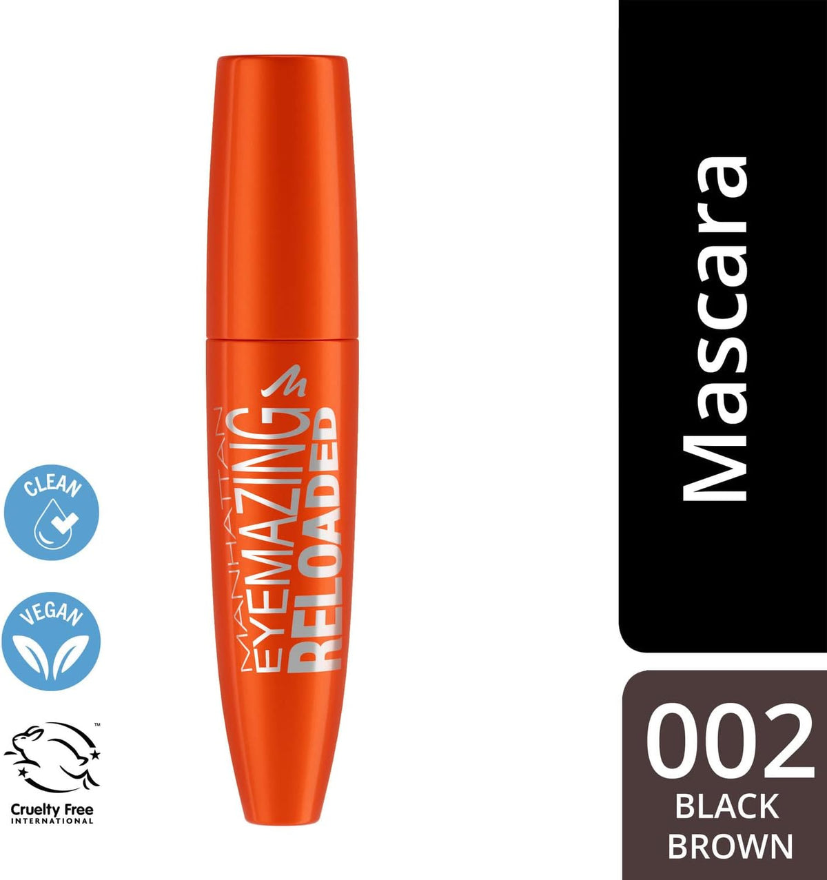 Manhattan Eyemazing Reloaded Mascara 002 Brown Black