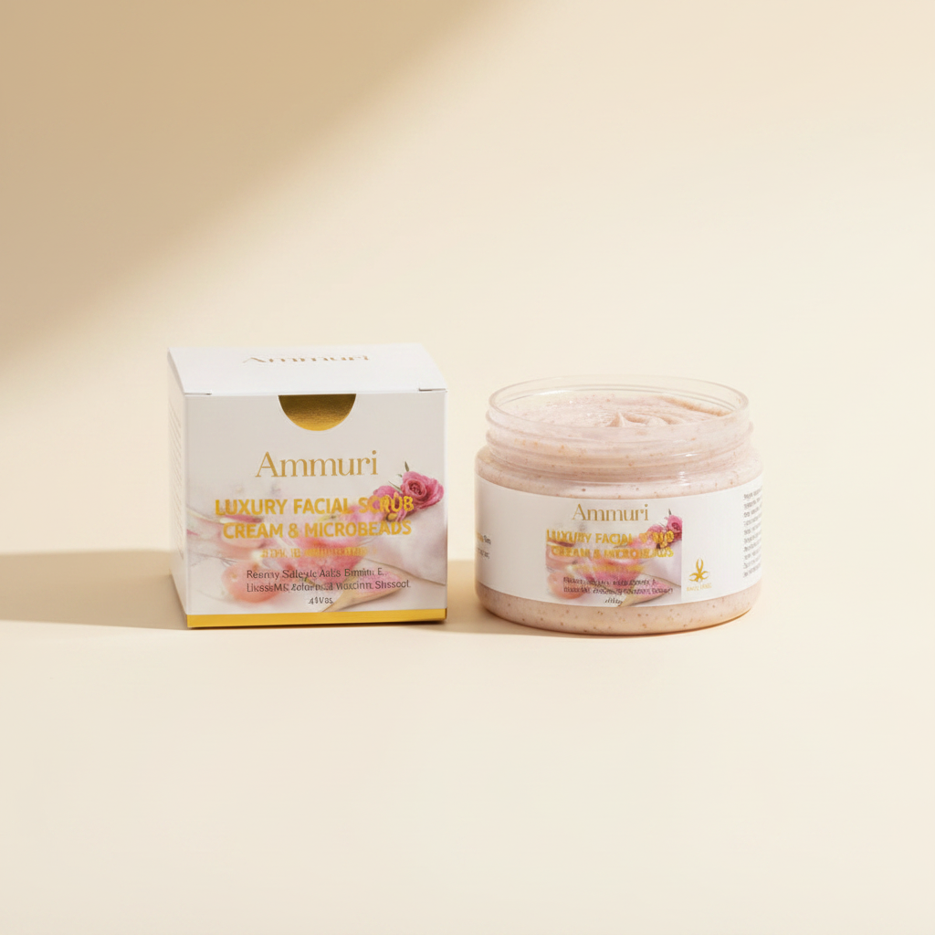 Gommage visage au rétinol et crème exfoliante pour une peau lisse | Ammuri