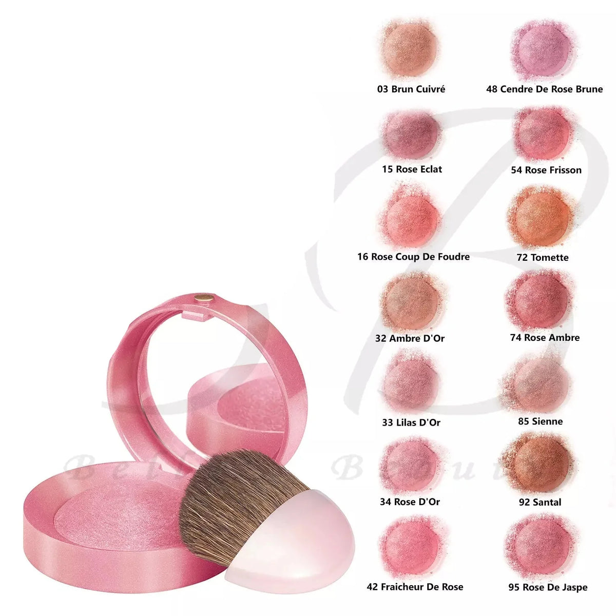 Bourjois Little Round Pot Blusher 54 Frosted Rose 2.5g